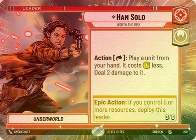 Han Solo - Worth the Risk (Hyperspace) - 292 - Common (Foil)