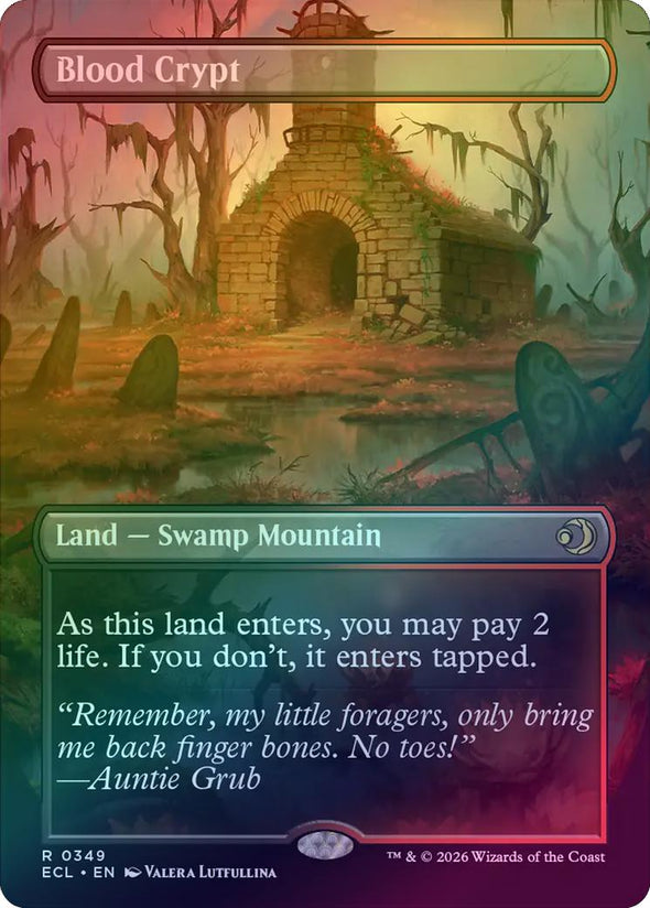 Blood Crypt // Blood Crypt - Borderless (Foil) (ECL)