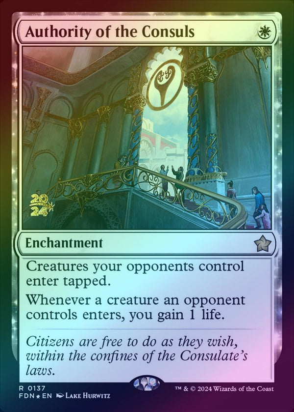 Authority of the Consuls - Prerelease Promo (Foil) (PFDN)