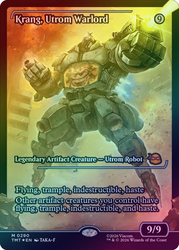 Krang, Utrom Warlord - Japan Showcase (Foil) (TMT)