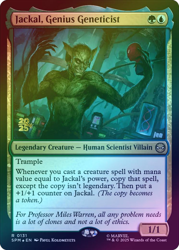 Jackal, Genius Geneticist - Prerelease Promo (Foil) (PSPM)