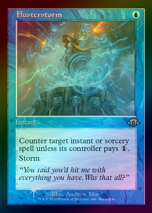 Flusterstorm - Retro Frame - Buy-a-Box Promo (Foil) (MH3)