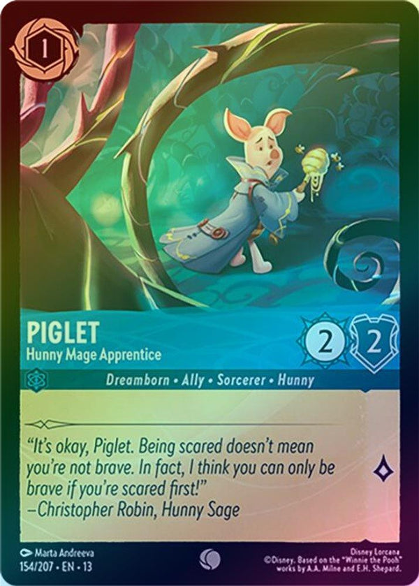 Piglet (Hunny Mage Apprentice) - 154/207 - Common (Foil)