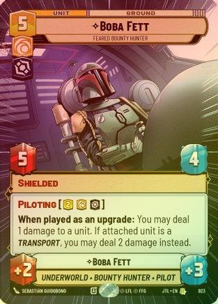 Boba Fett - Feared Bounty Hunter (Hyperspace) - 923 - Rare (Foil)
