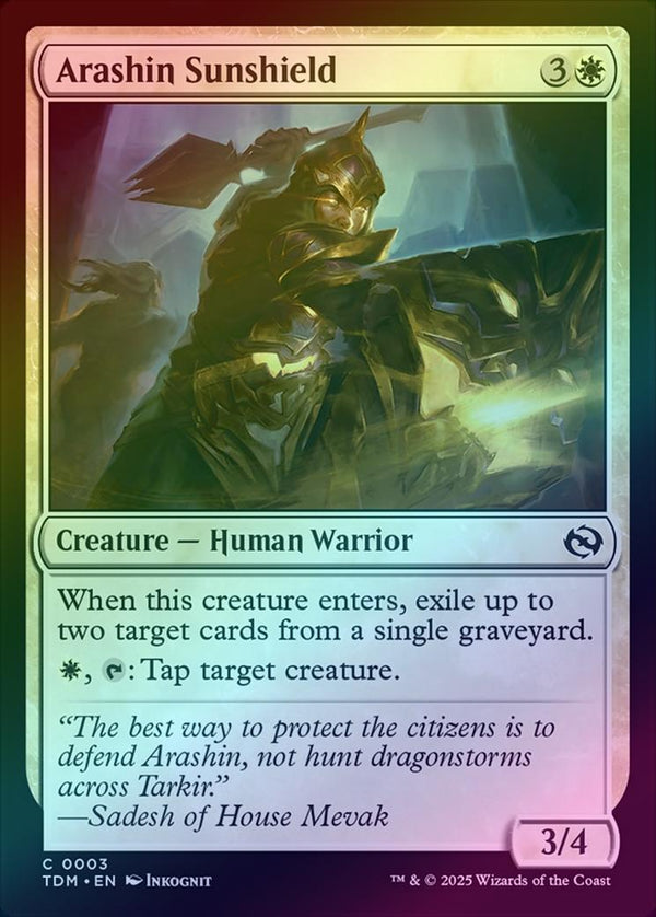 Arashin Sunshield (Foil) (TDM)