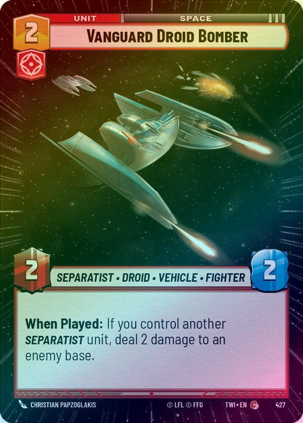 Vanguard Droid Bomber (Hyperspace) - 427 - Common (Foil)