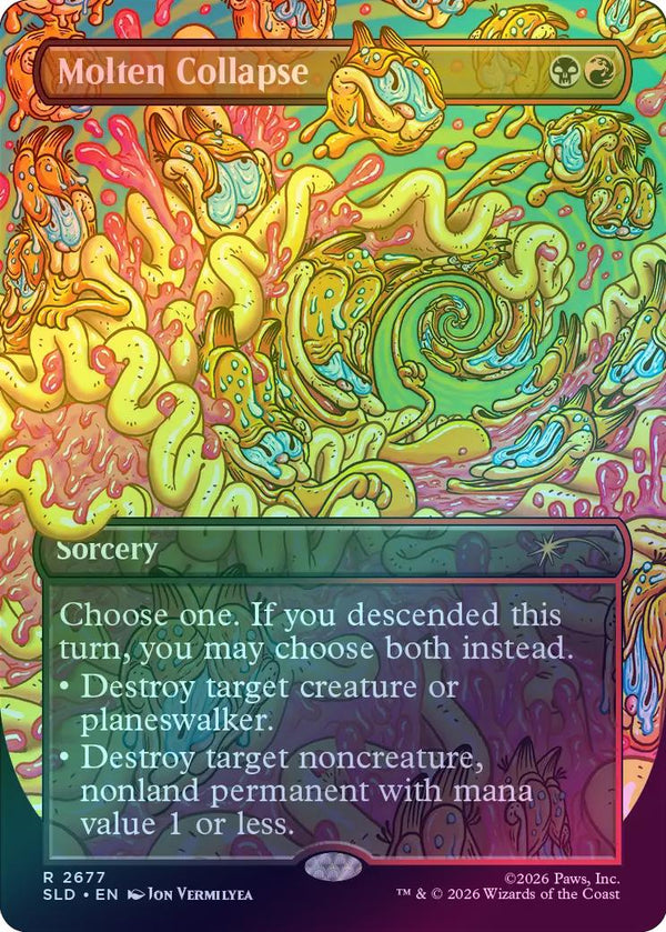 Molten Collapse - Garfield: Our Only Thought Is to Entertain You  (Foil) (SLD)