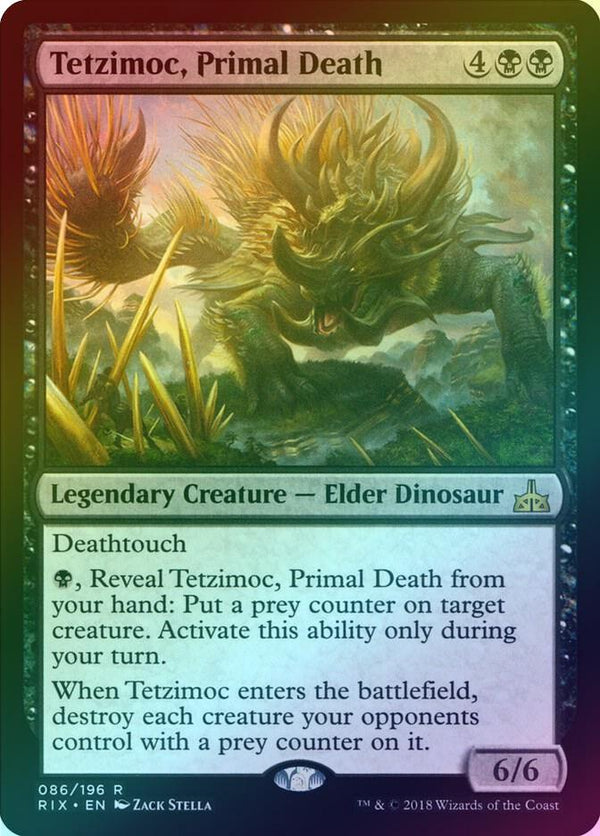 Tetzimoc, Primal Death (Foil) (RIX)