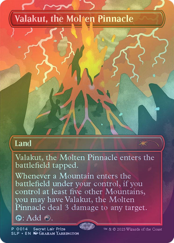 Valakut, the Molten Pinnacle - Borderless (Foil) (SLP)
