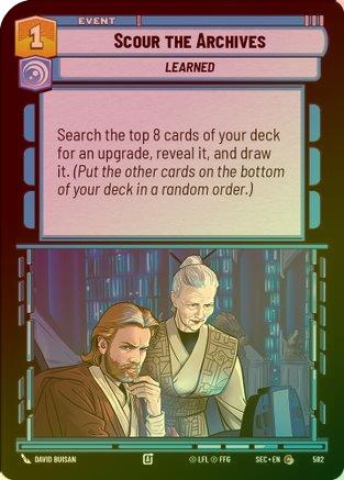 Scour the Archives (Foil) - 582 - Common (Foil)