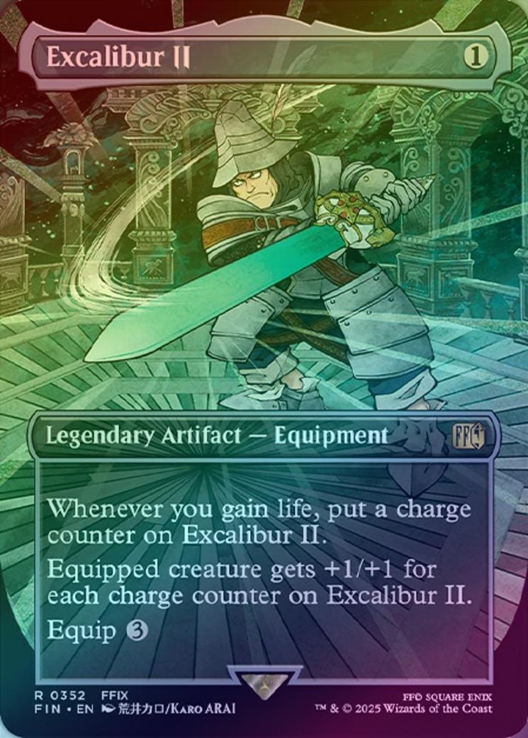 401 Games Canada - Excalibur II - Borderless (Foil) (FIN) 401 Games Canada - Excalibur II - Borderless (Foil) (FIN)
