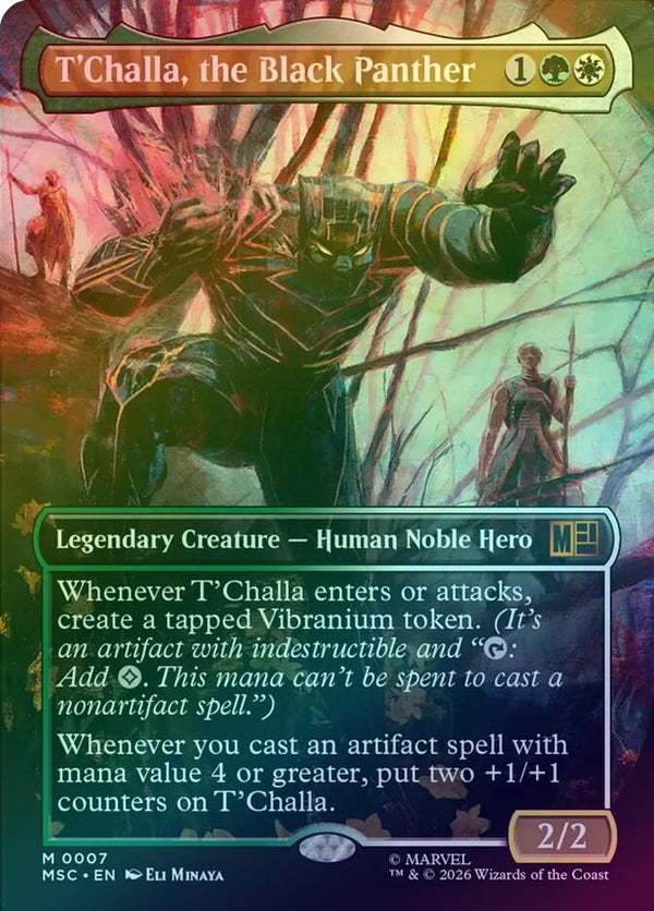 T'Challa, the Black Panther - Borderless (Foil) (MSC)