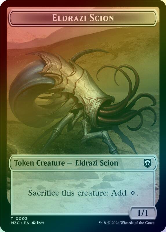Eldrazi Spawn // Eldrazi Scion Token (Ripple Foil) (TM3C)