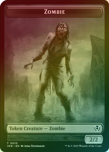 Zombie (010) // Blood Token (Foil) (TINR)