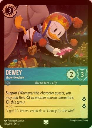 Dewey (Showy Nephew) - 139/204 - Uncommon (Foil)