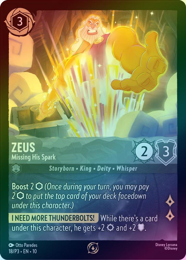 Zeus (Missing His Spark) - 18 - Promo (Foil)