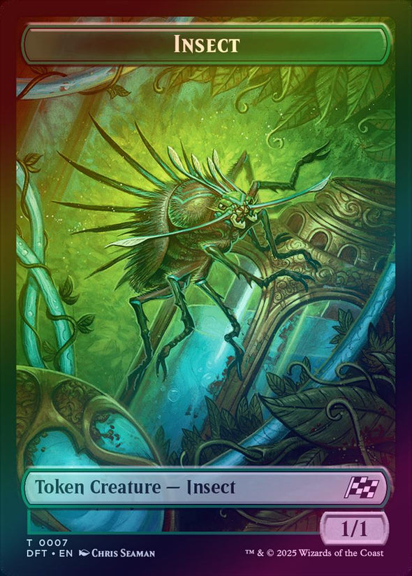 Insect // Elephant Token (Foil) (TDFT)