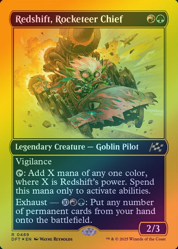 Redshift, Rocketeer Chief (First-Place Foil) (DFT)