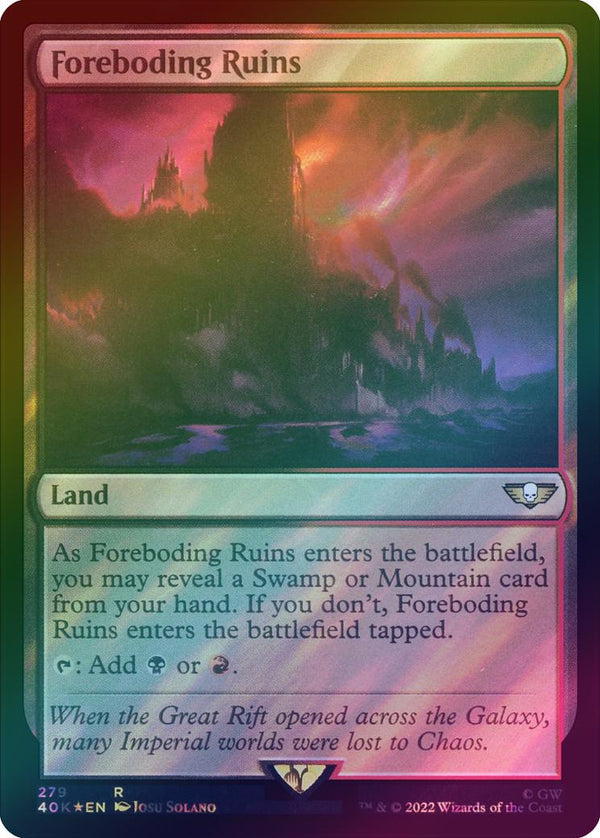 Foreboding Ruins (Surge Foil) (40K)
