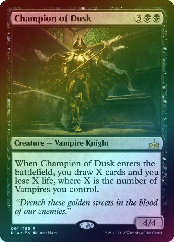 Champion of Dusk (Foil) (RIX)