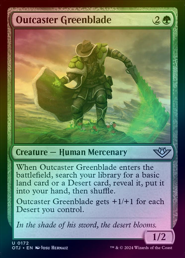 Outcaster Greenblade (Foil) (OTJ)