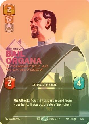 Bail Organa - Responding to Catastrophe (Prestige Foil) - 1086 - Uncommon (Foil)