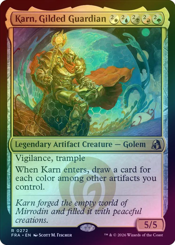Karn, Gilded Guardian (Foil) (FRA) (Pre-Order)