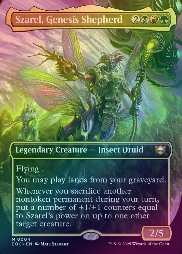 Szarel, Genesis Shepherd - Borderless (Foil) (EOC)
