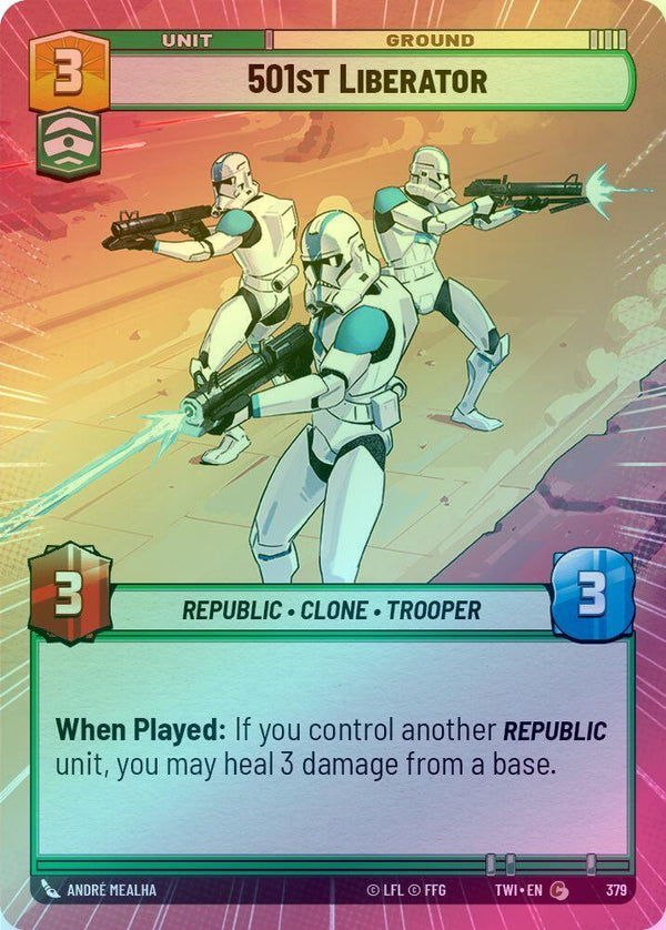 501st Liberator (Hyperspace) - 379 - Common (Foil)