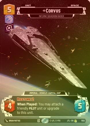 Corvus - Inferno Squadron Raider (Prestige) - 1052 - Rare (Foil)