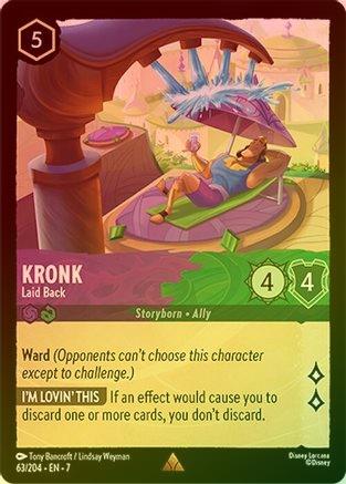 Kronk (Laid Back) - 63/204 - Rare (Foil)
