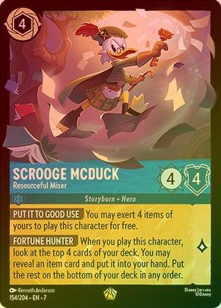 Scrooge McDuck (Resourceful Miser) - 154/204 - Legendary (Foil)