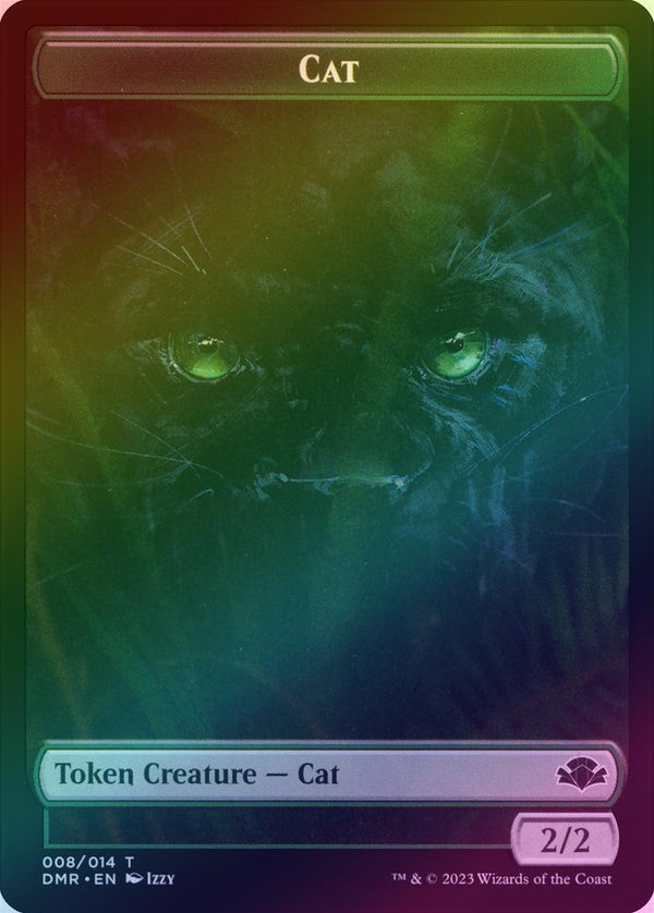 Cat Token (008) (Foil) (TDMR)