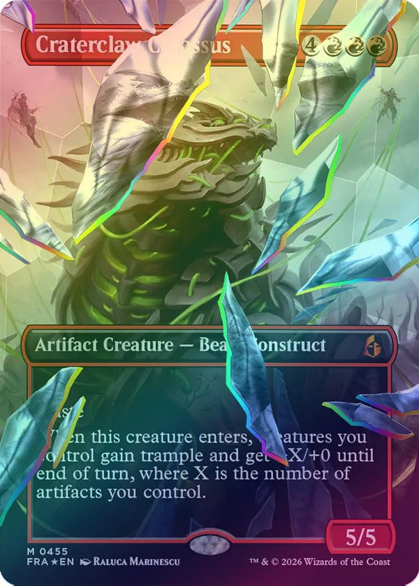 Craterclaw Colossus - Shattered Mirror (Facet Foil) (FRA)