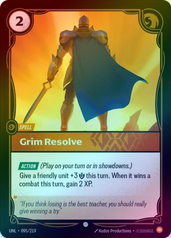 Grim Resolve - 095/219 - Common (Foil)