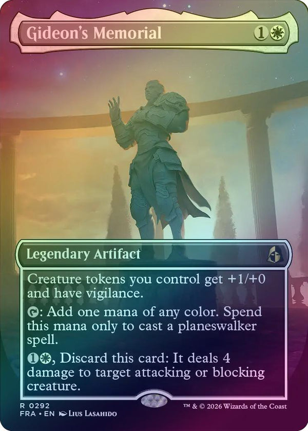 Gideon's Memorial - Borderless Echo (Foil) (FRA)