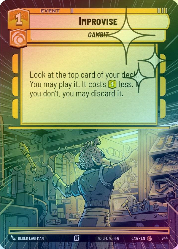 Improvise (Hyperspace Foil) - 744 - Common (Foil)