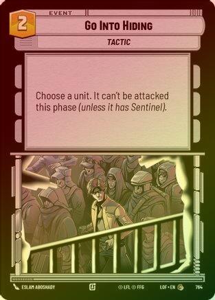 Go Into Hiding - 764 - Common (Foil)