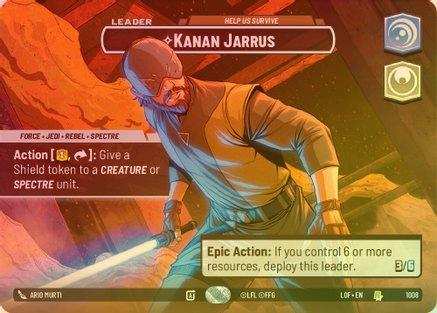 Kanan Jarrus - Help Us Survive (Showcase) - 1008 - Rare (Foil)