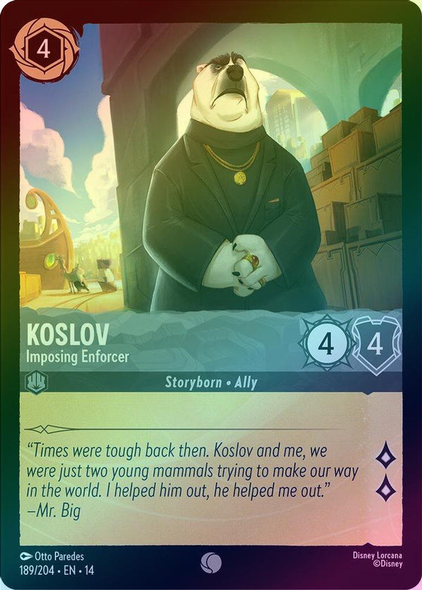 Koslov (Imposing Enforcer) - 189/204 - Common (Foil)
