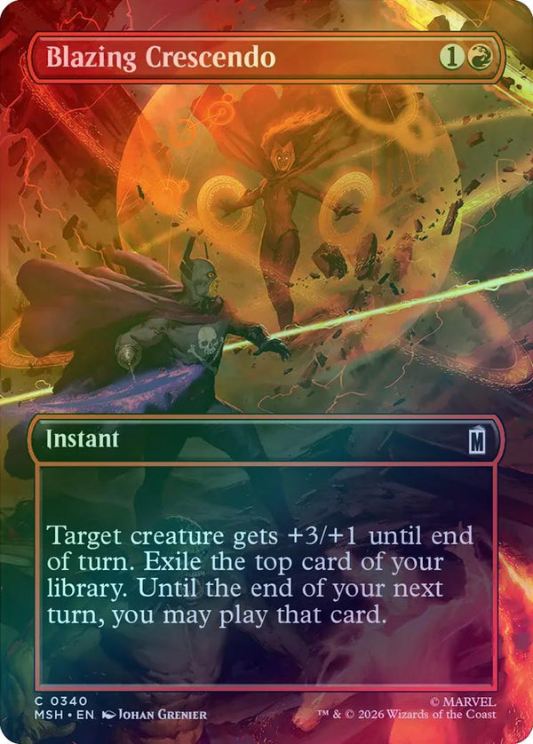 Blazing Crescendo - Borderless Scene (Foil) (MSH) (Pre-Order)