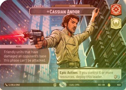 Cassian Andor - Climb! (Showcase) - 1032 - Rare (Foil)