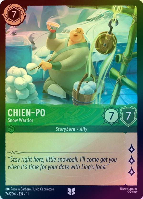 Chien-Po (Snow Warrior) - 74/204 - Uncommon (Foil)