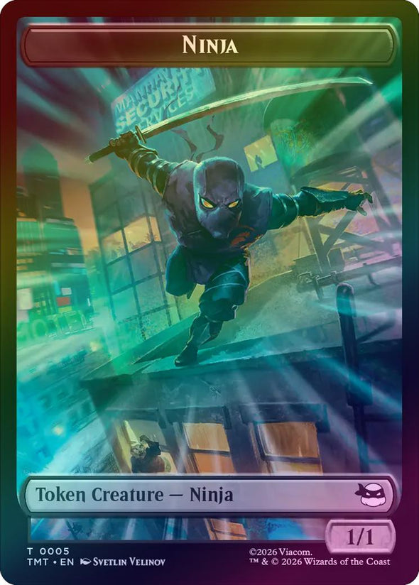 Ninja // Food Token (Foil) (TTMT)