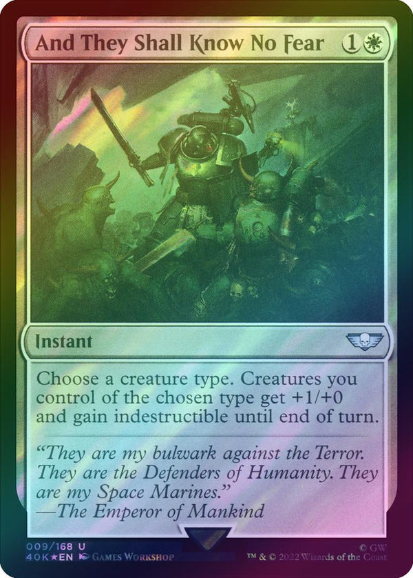 And They Shall Know No Fear (Surge Foil) (40K)