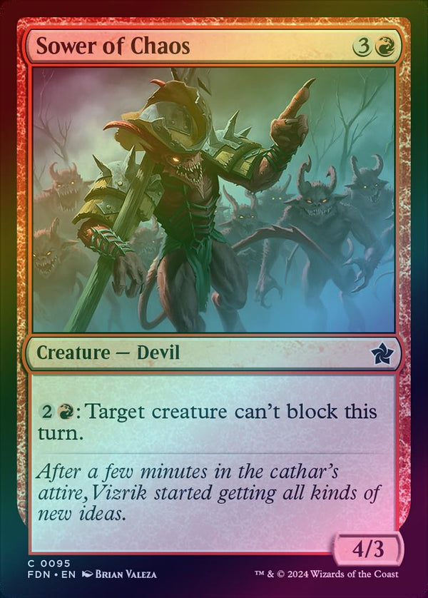 Sower of Chaos (Foil) (FDN)