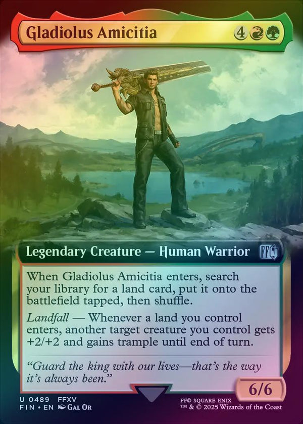 Gladiolus Amicitia - Extended Art (Foil) (FIN)