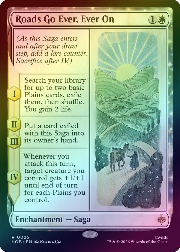 Roads Go Ever, Ever On (Foil) (HOB) (Pre-Order)