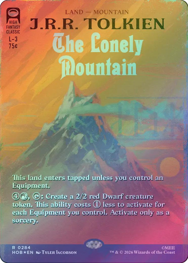 The Lonely Mountain - Book Cover (Surge Foil) (HOB) (Pre-Order)