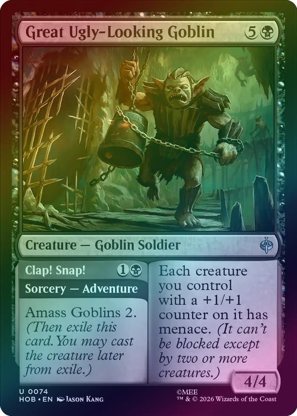 Great Ugly-Looking Goblin // Clap! Snap! (Foil) (HOB) (Pre-Order)